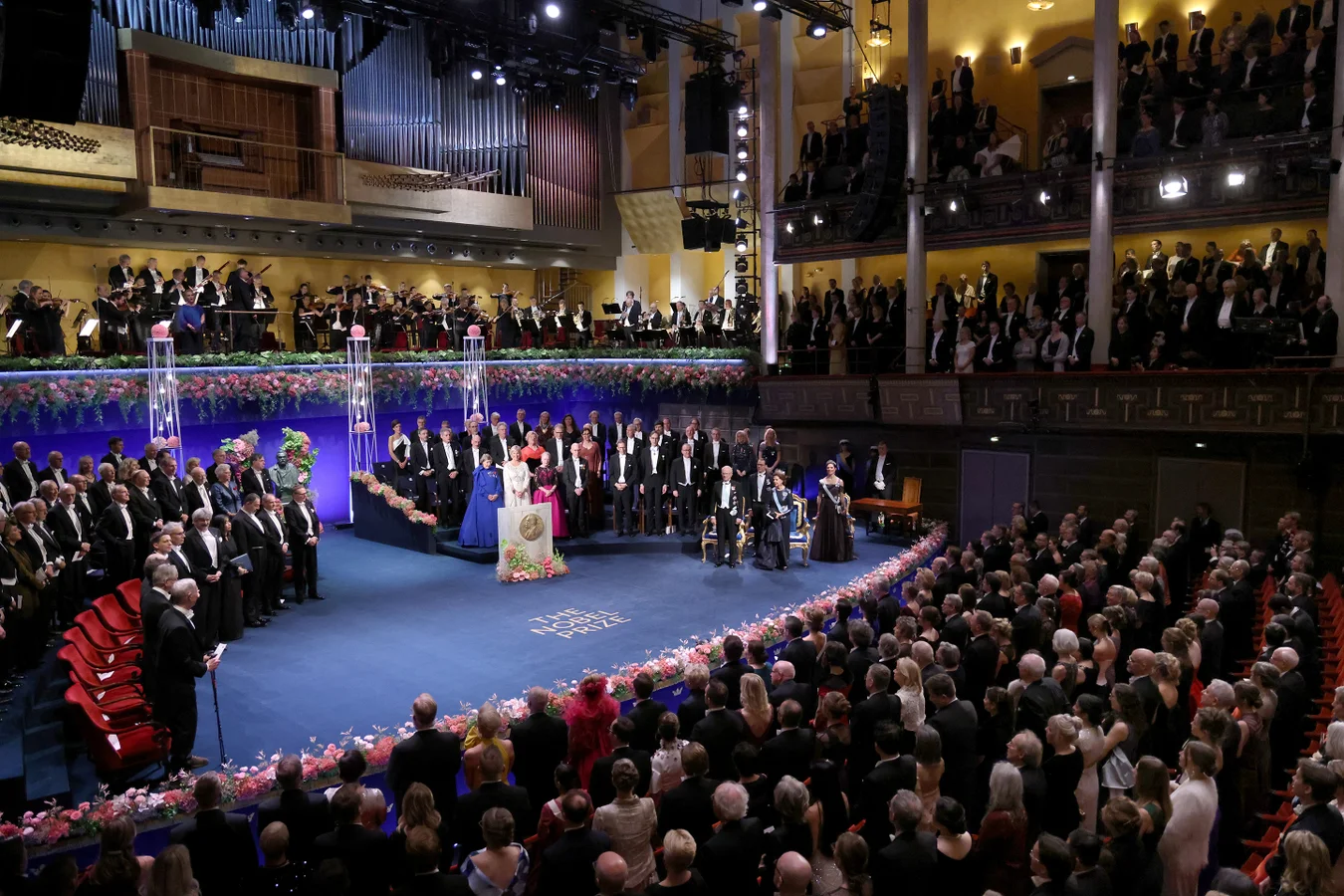 The Nobel Prize Awards Ceremony 2024 at Stockholm Concert Hall on December 10, 2024 in Stockholm, Sweden