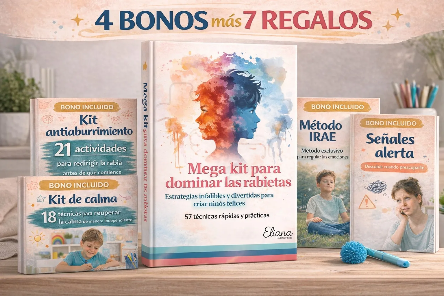 Visual del Kit para dominar las rabietas que puedes descargar por solo $17