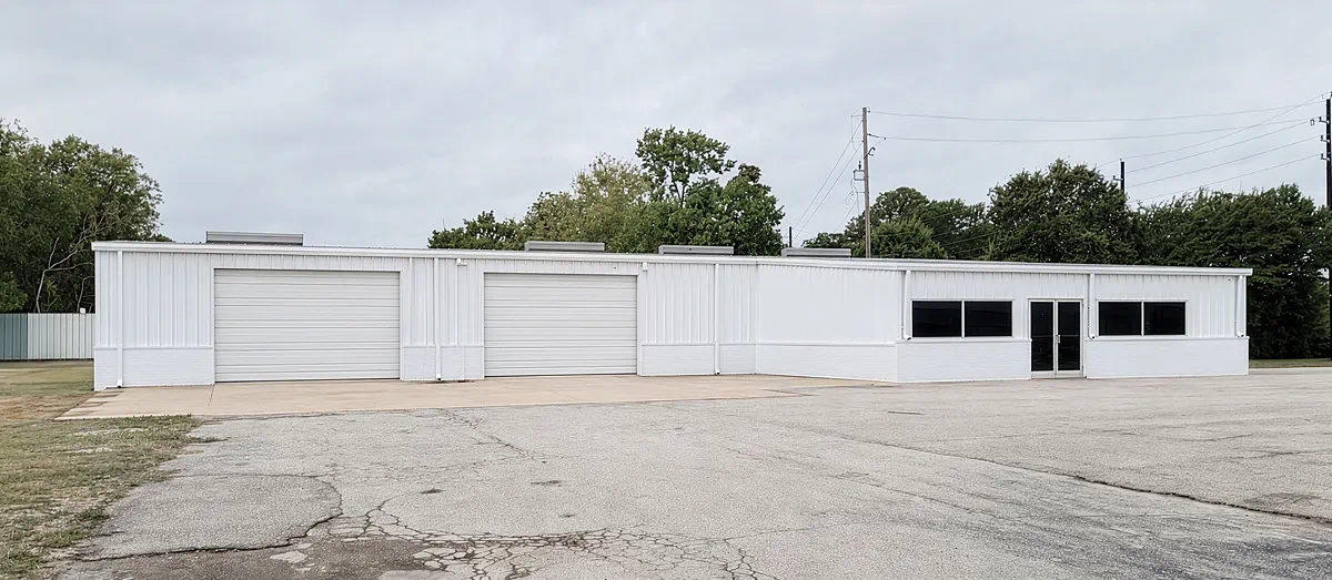Adrenaline Offroad Co. shop frontage after repaint, Houston