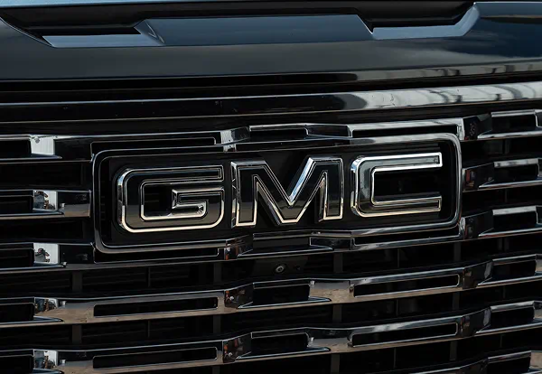 GMC grille and headlight, close up, Adrenaline Offroad Co. build