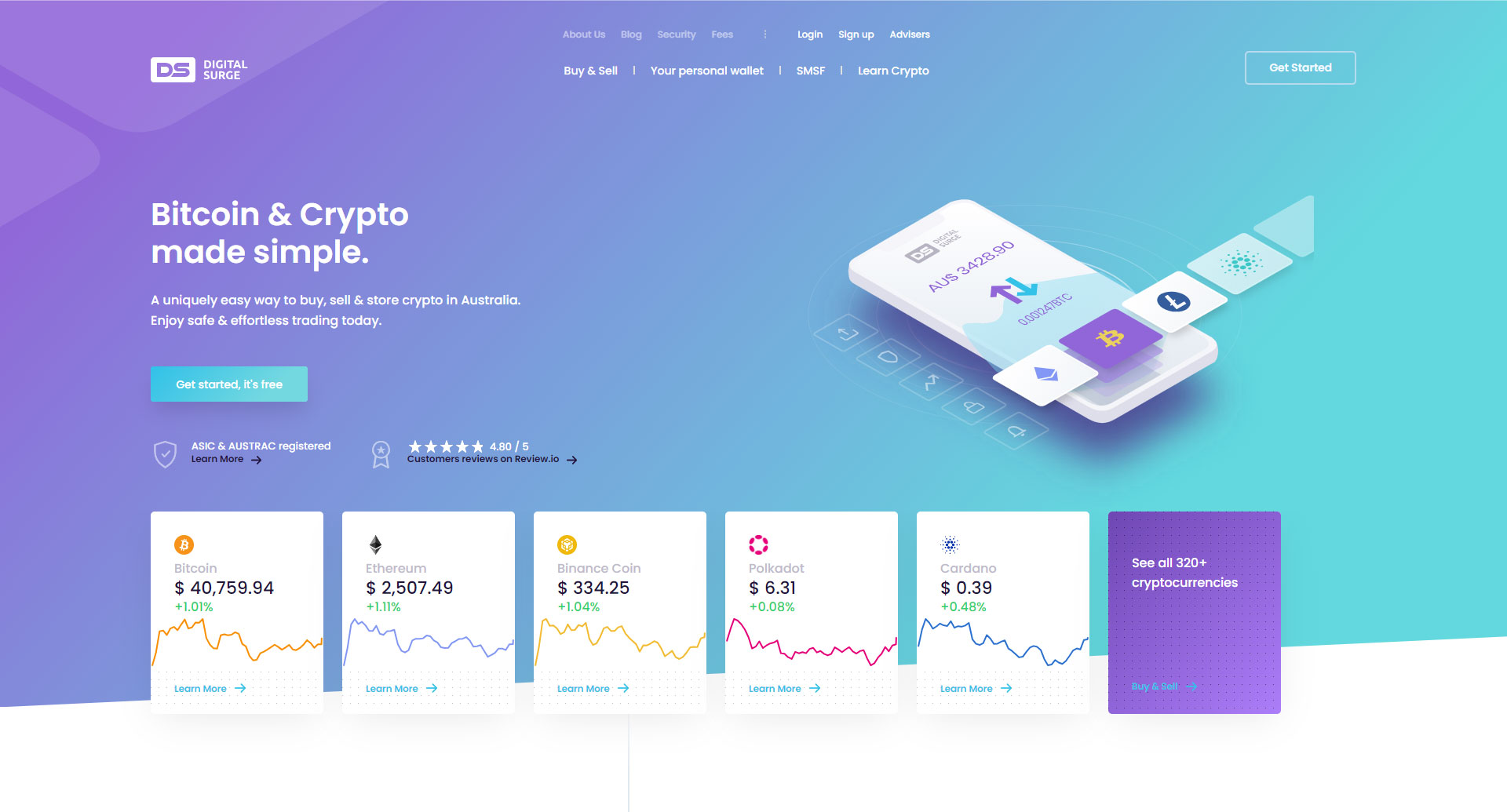 Digital Surge Login - Australian Crypto Exchange