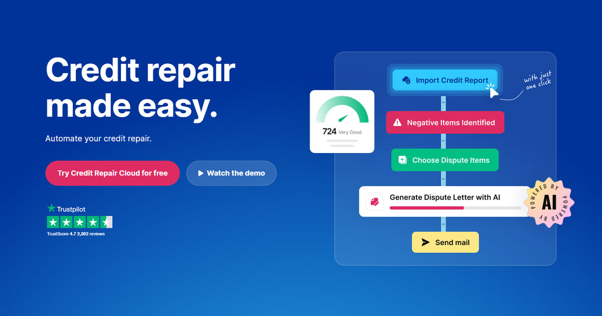 Easy Credit Repair Business | Credit Repair Cloud