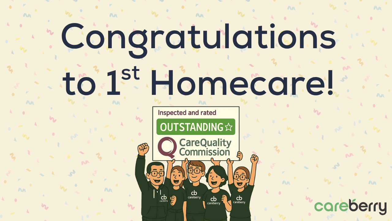 1st Home Care Leighton Buzzard Rated Outstandingby CQC Image - Careberry
