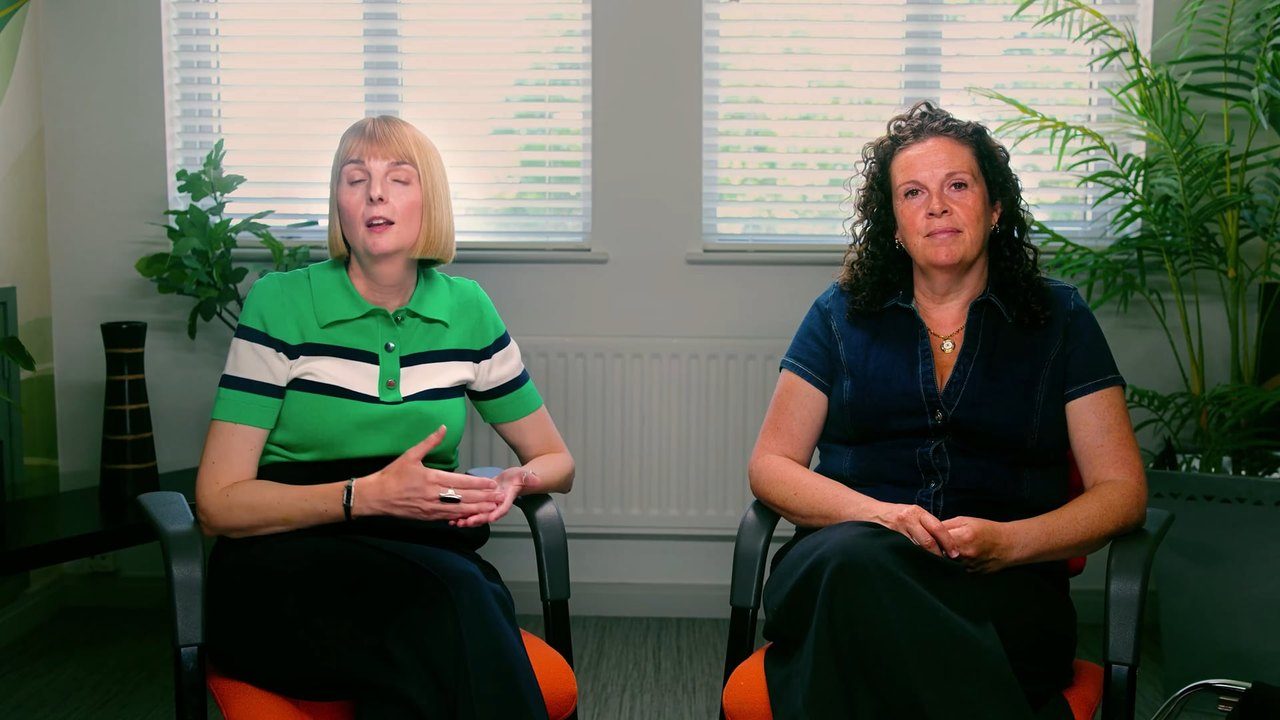Rhi Baxter and Sara Cooke of We Are Brave side by side, in a still from The Brave Manifesto