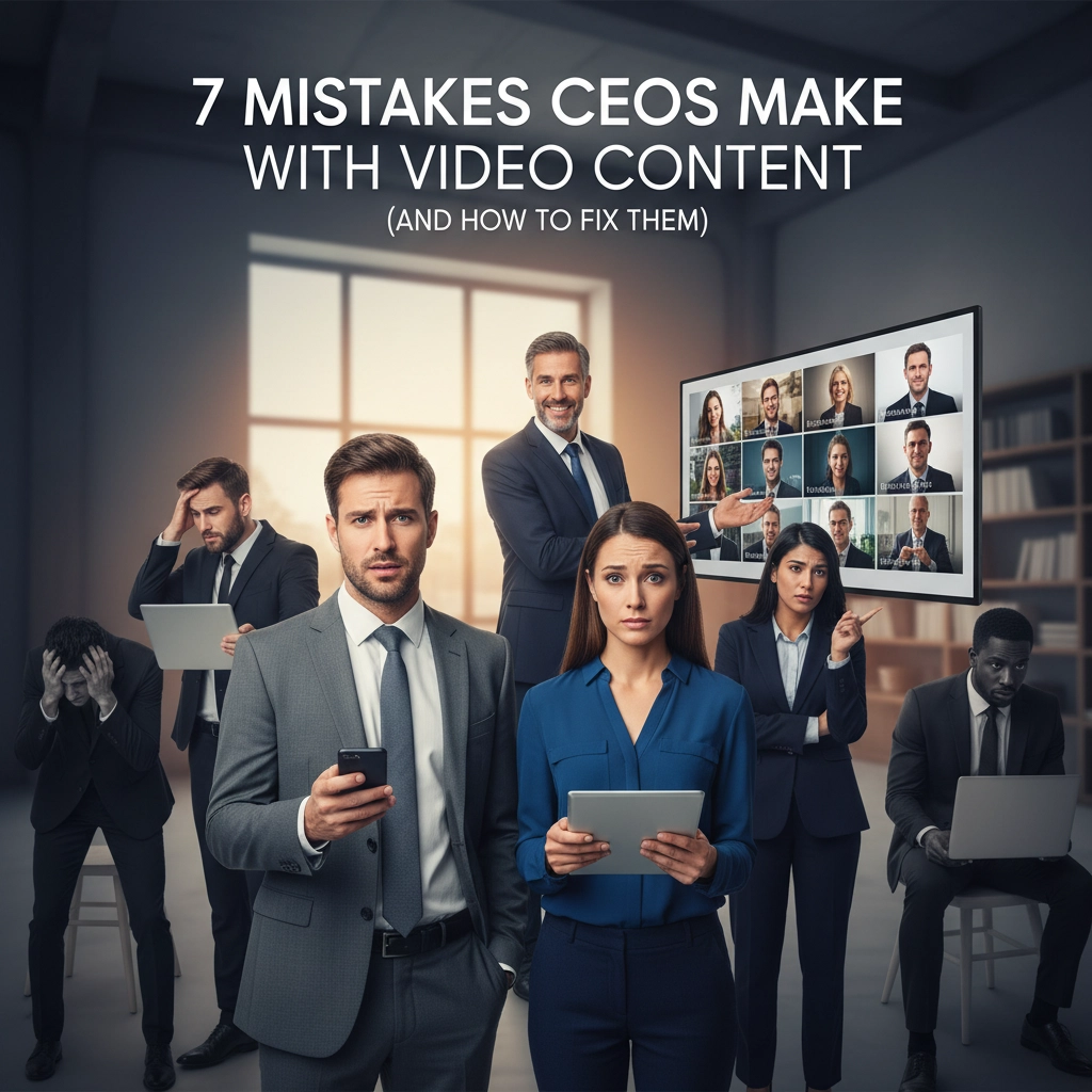 7 Mistakes CEOs Make with Video Content (And How to Fix Them)
