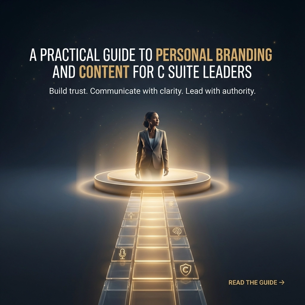 A Practical Guide to C-Suite Personal Branding: How Senior Leaders Build Visibility That Moves the Business