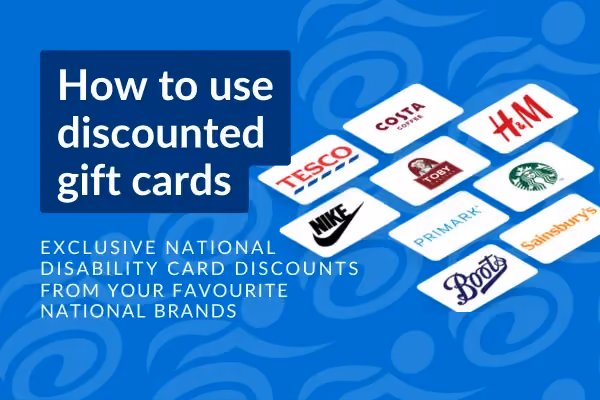 Icons of well known brands' gift cards with the words "How to use discounted gift cards."