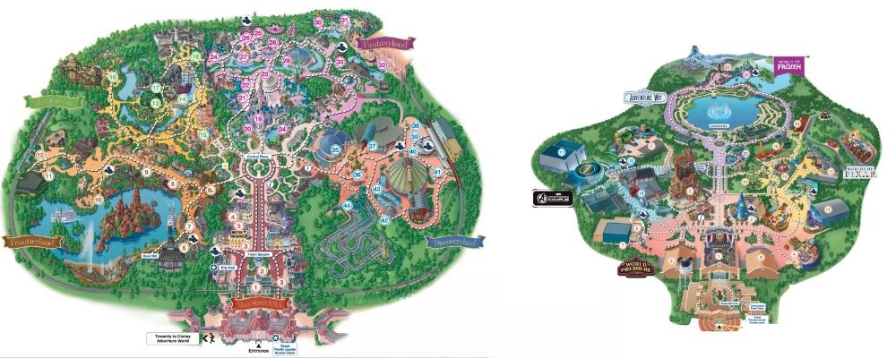 disneyland paris accessibility maps