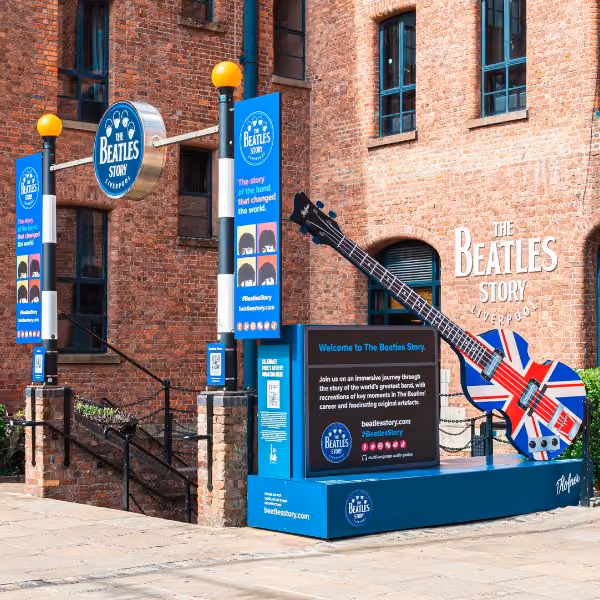 Logo of The Beatles Story