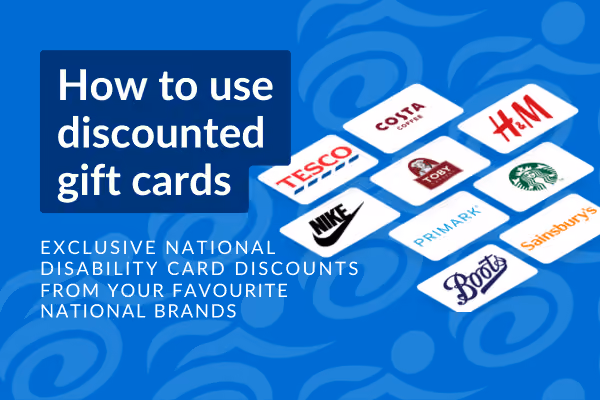 Icons of well known brands' gift cards with the words "How to use discounted gift cards."
