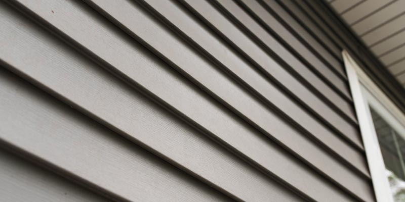 Close-up of siding installed by Shinnova on a home exterior