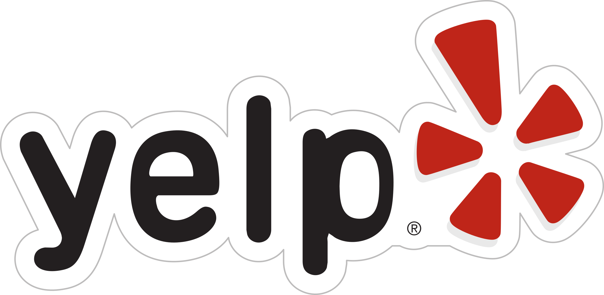 Yelp logo representing customer reviews and ratings source