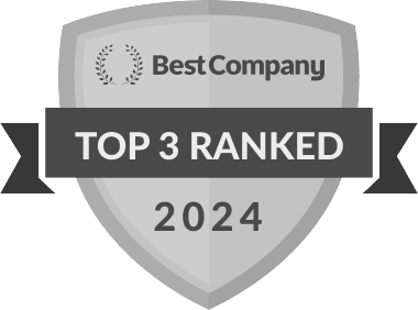 Shinnova ranked Top 3 in 2024 by Best Company badge