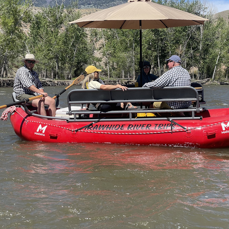 scenic lounge raft easy river trip