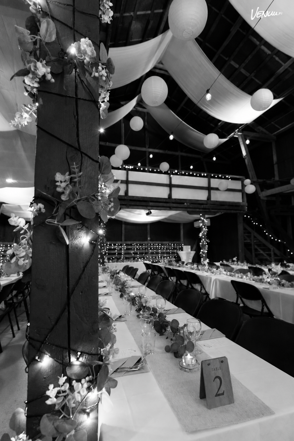 A Hurma event venue set up for a celebration