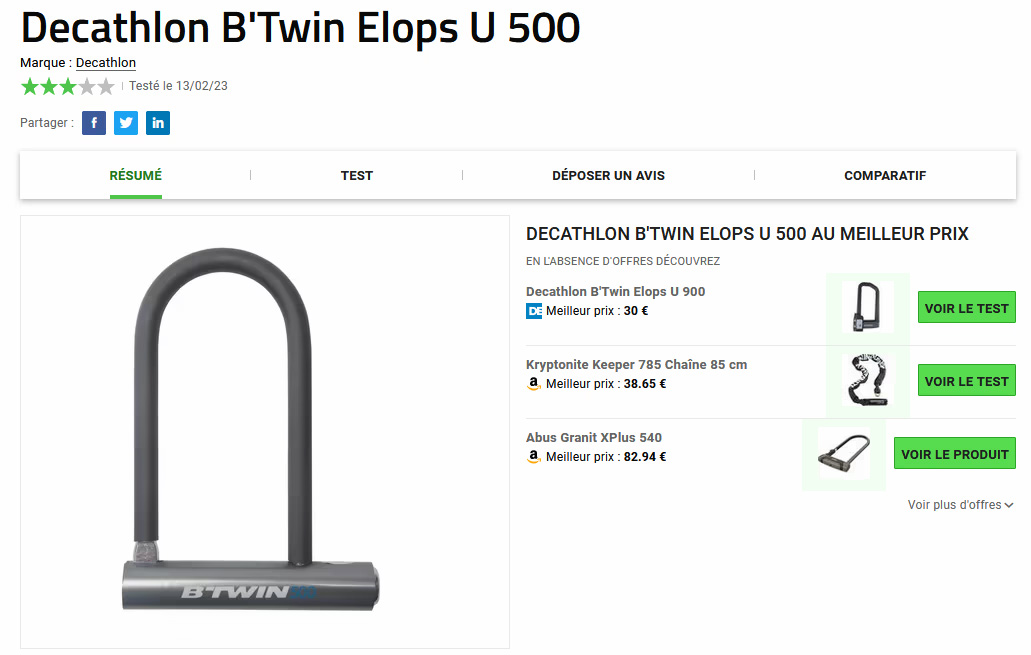 exemple test produit affiliation