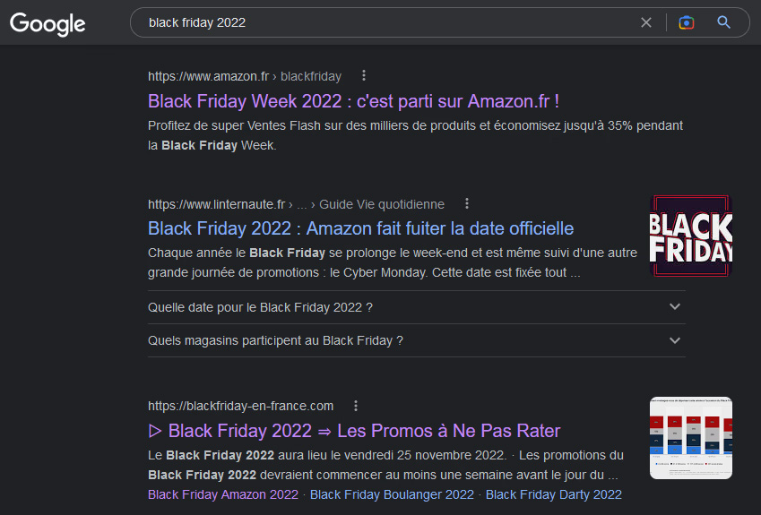 Temps forts commerciaux : Black Friday
