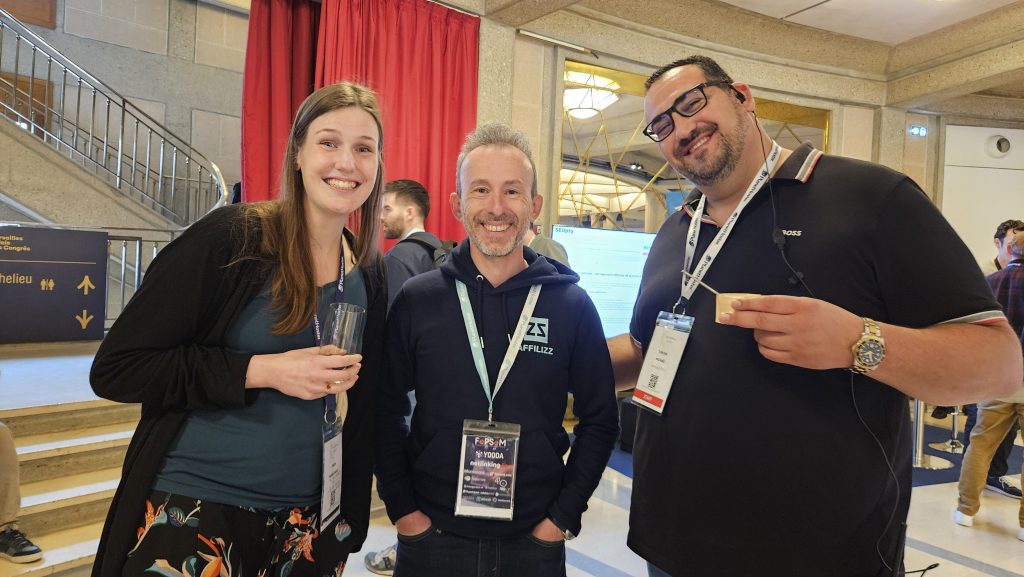 Marie-David Tihon de IPM Group et Michaël Turcan