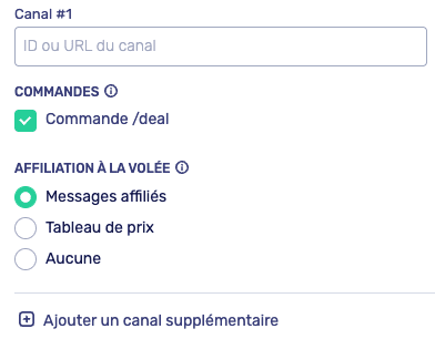 messages tableaux de prix discord