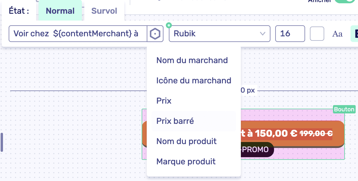 cta prix barre affilizz
