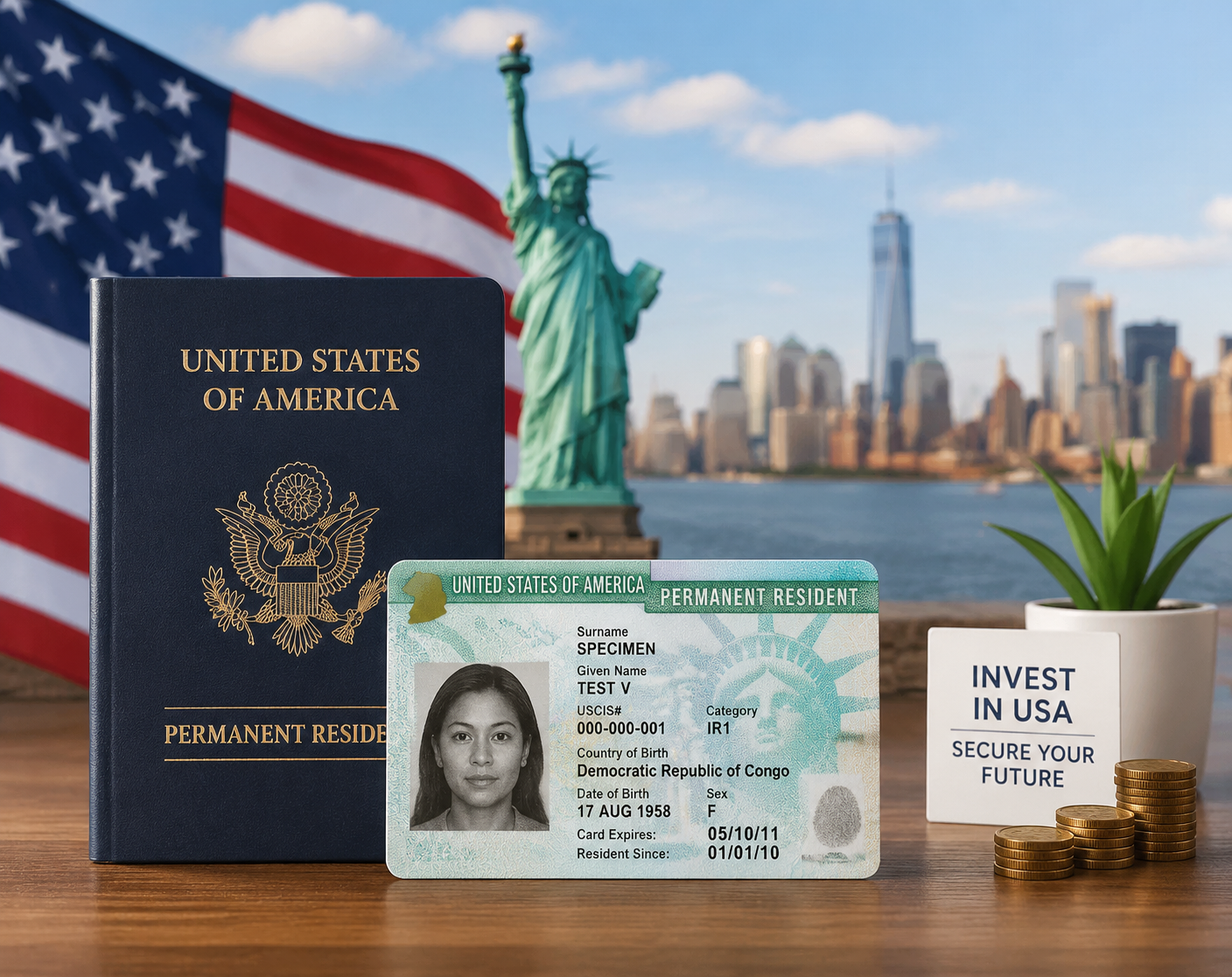 American Green Card by Investment and Permanent Residence