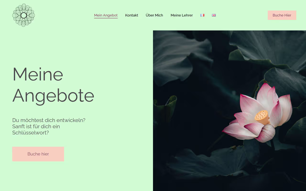 Homepage von Emilie Vollmer - Angebot