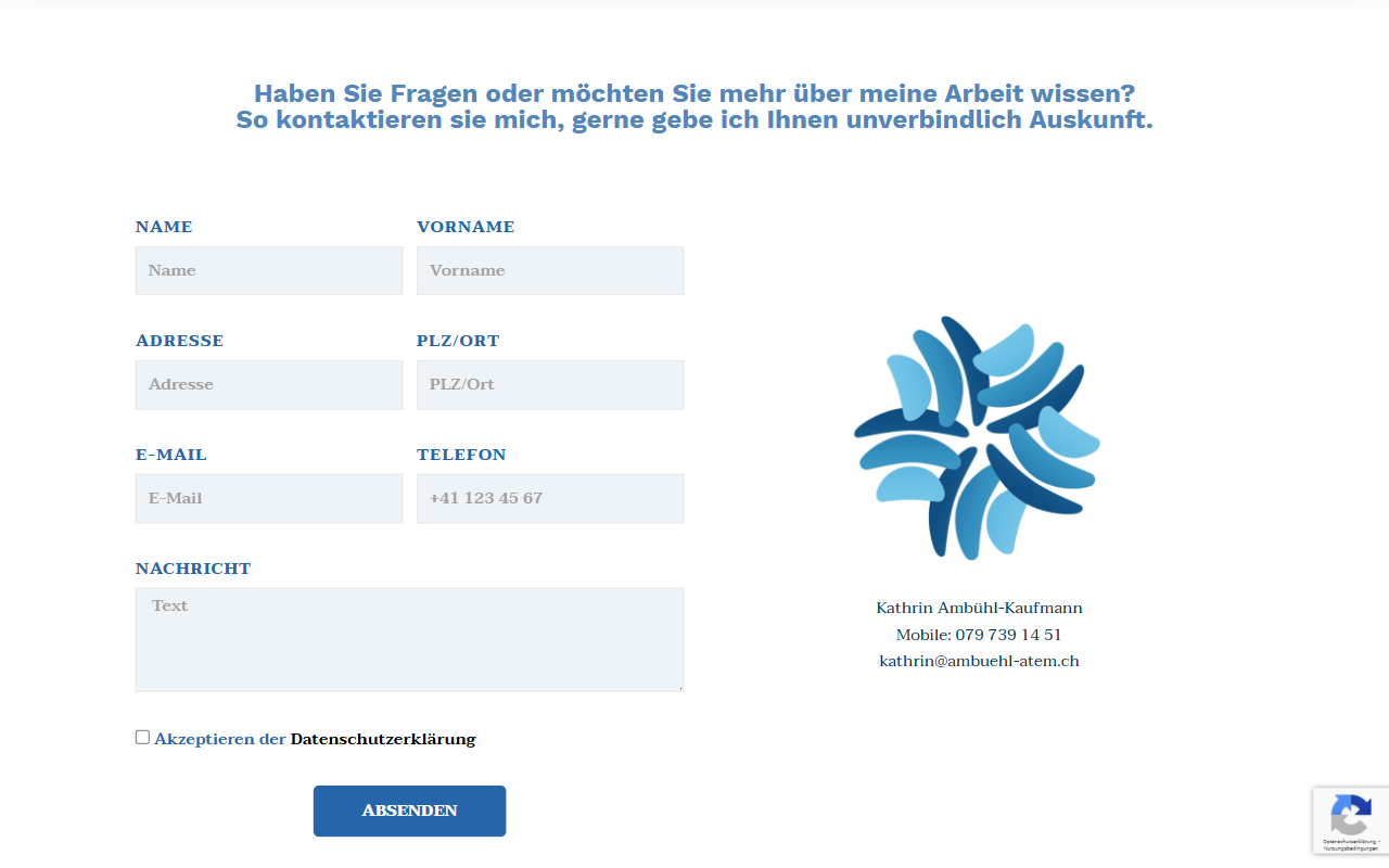 Kathrin Ambuehl Kaufmann - Website