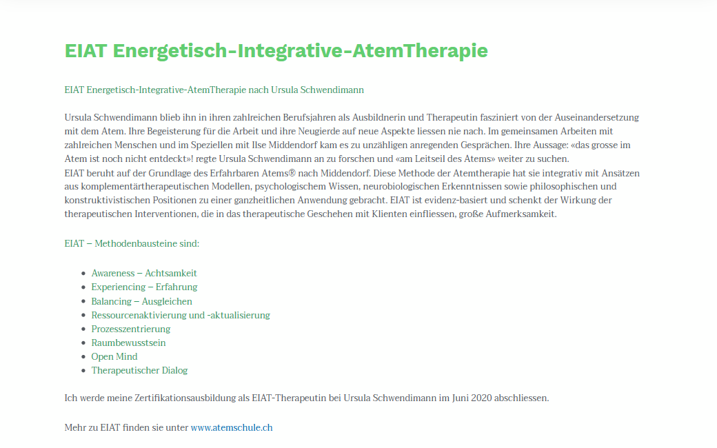 Kathrin Ambuehl Kaufmann - Website
