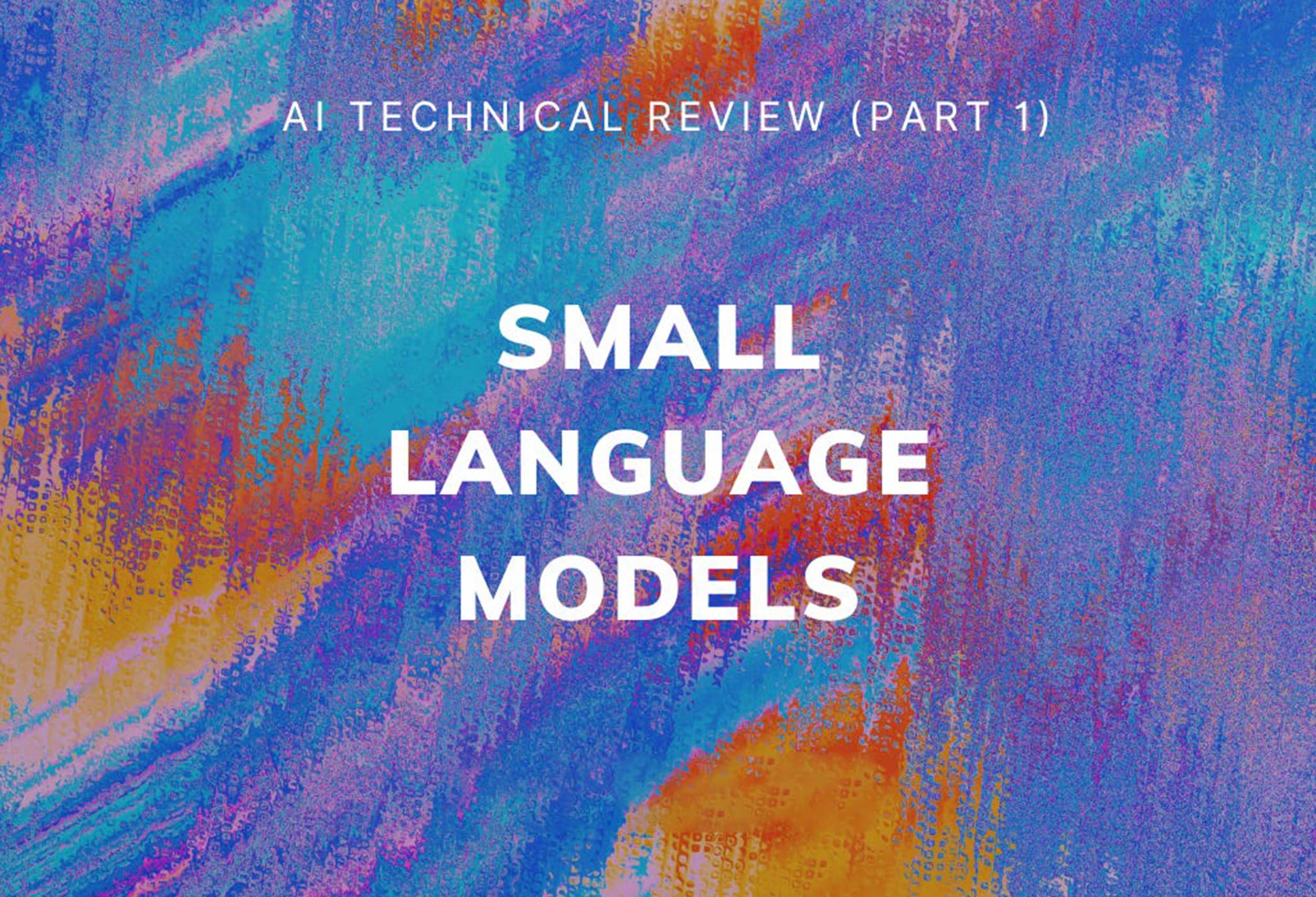 AI Technical Review (Part 1) - Small Language Models