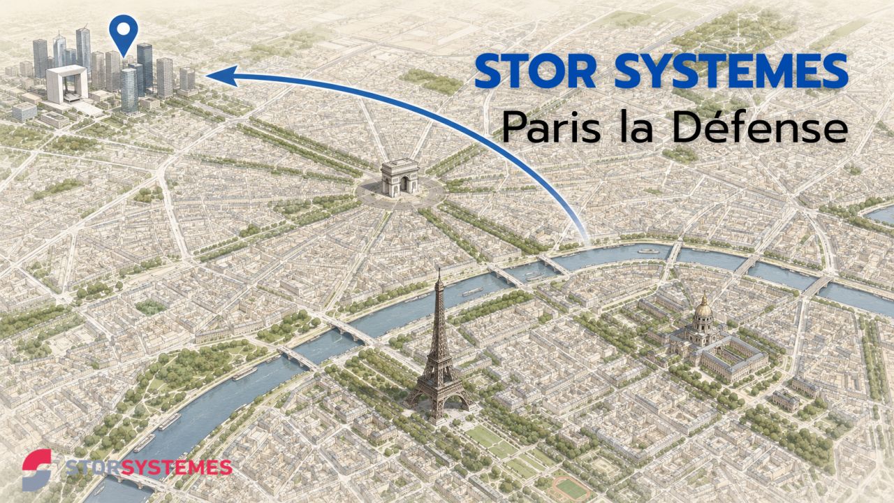Ouverture des bureaux de STOR SYSTEMES à Paris La Défense
