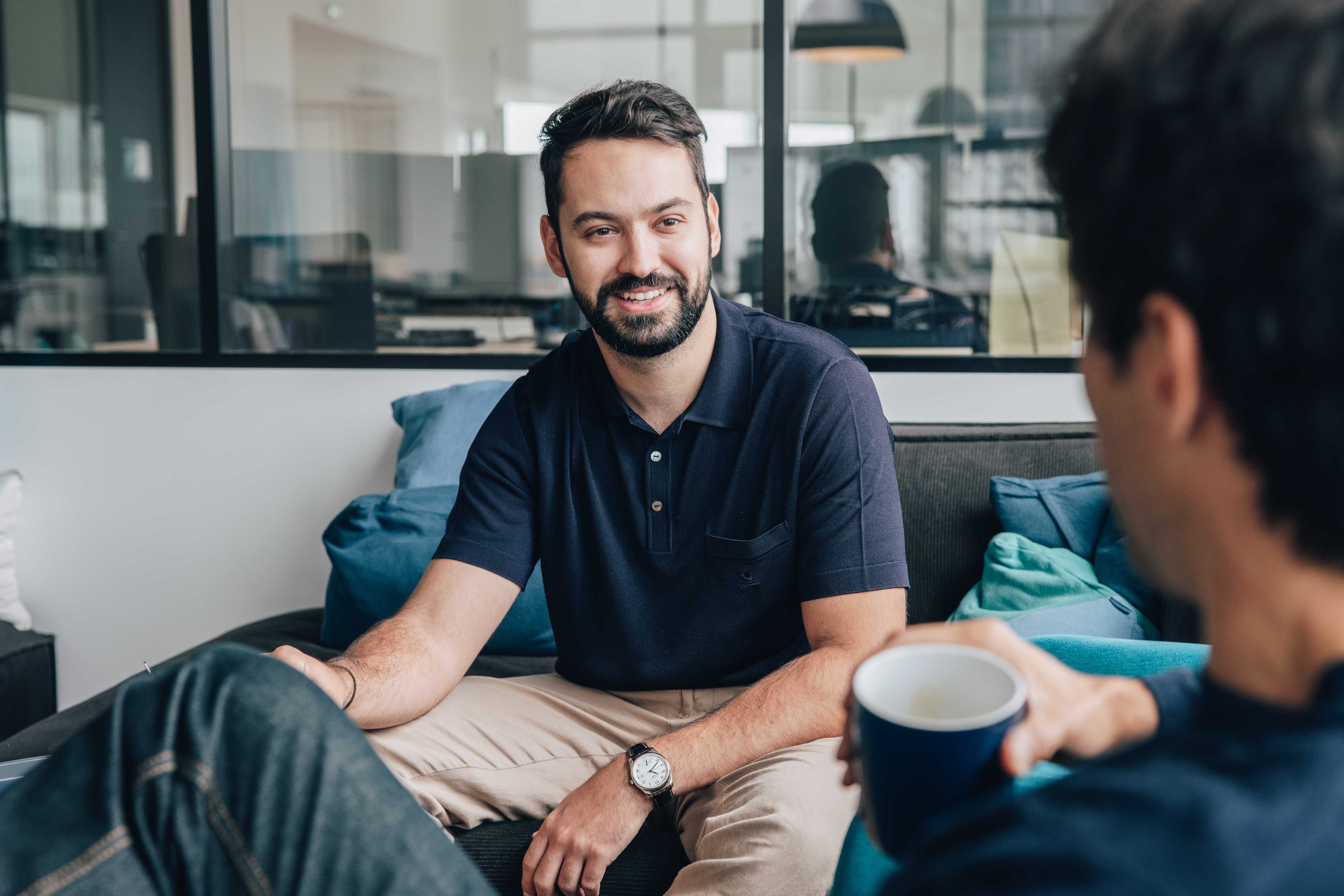 opensee employees chatting