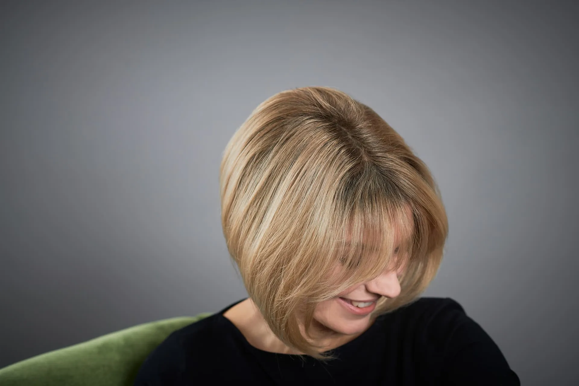 natural european hair short wig