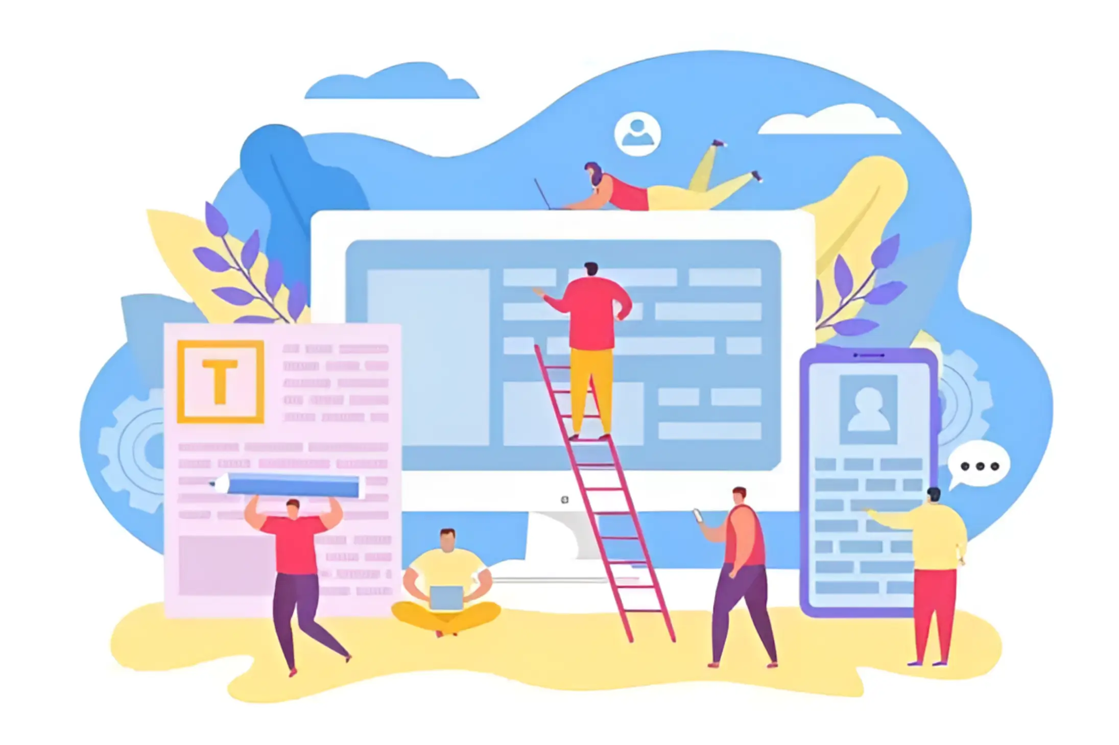 Illustration representing bootstrapping a startup without external funding, showing early-stage growth and self-funding