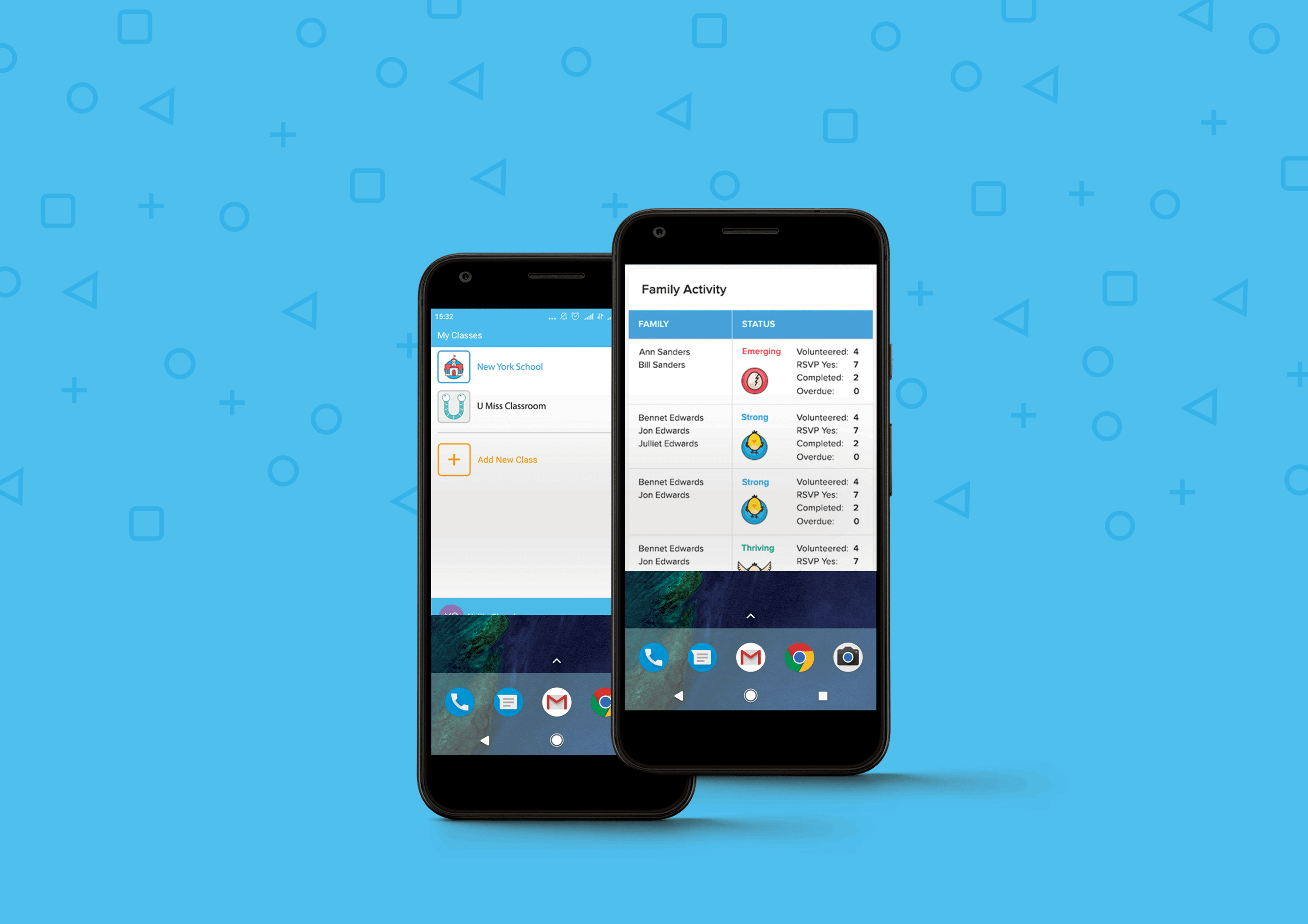 User interface of the ClassTag platform designed by Diversido, showing a clean, intuitive layout for managing parent-teacher communication, featuring message threads, notifications, and class updates.