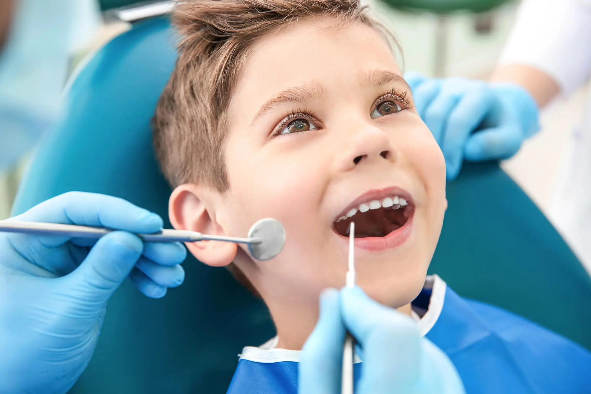Kid at the Pediatric Dentist in Cool Springs