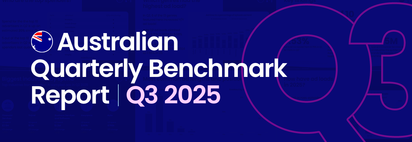 Australian podcast advertising benchmarks: Q3 2025