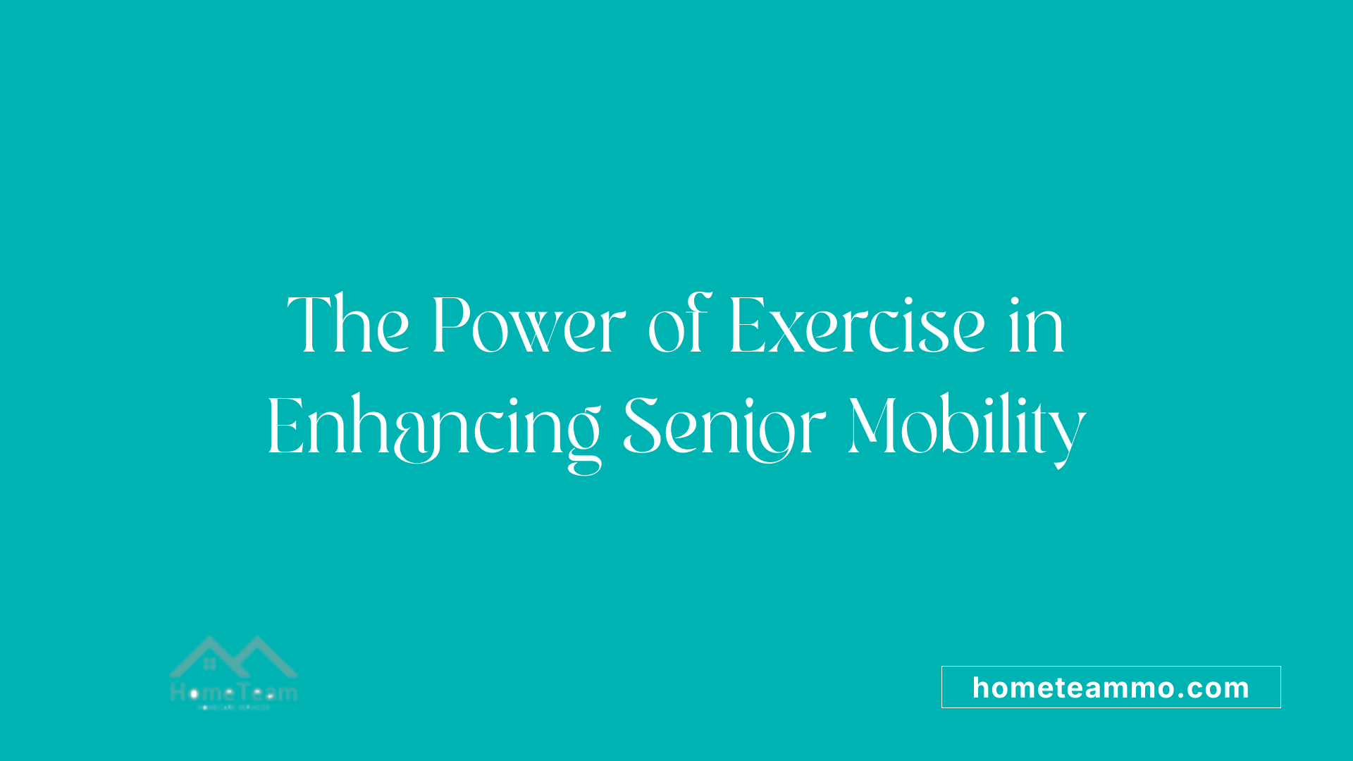 The Power of Exercise in Enhancing Senior Mobility