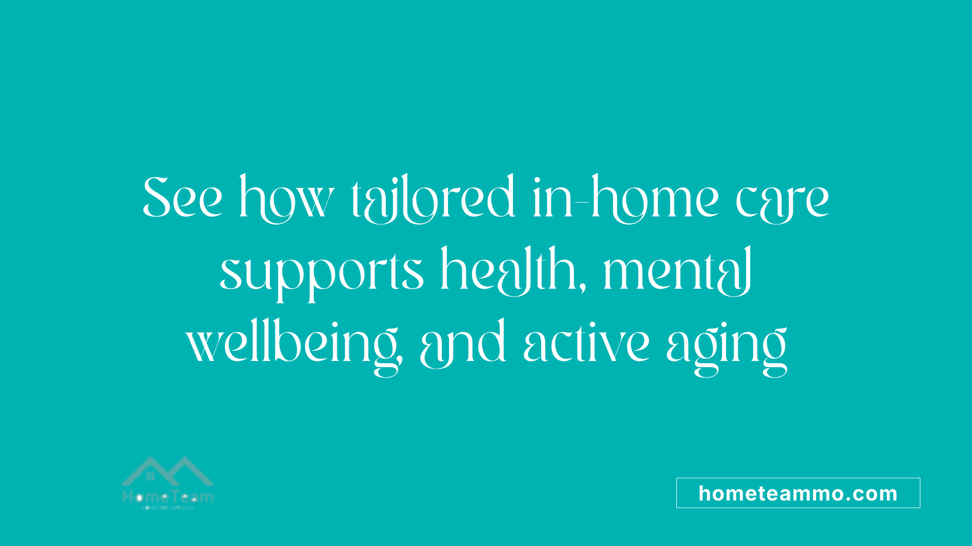 See how tailored in-home care supports health, mental wellbeing, and active aging