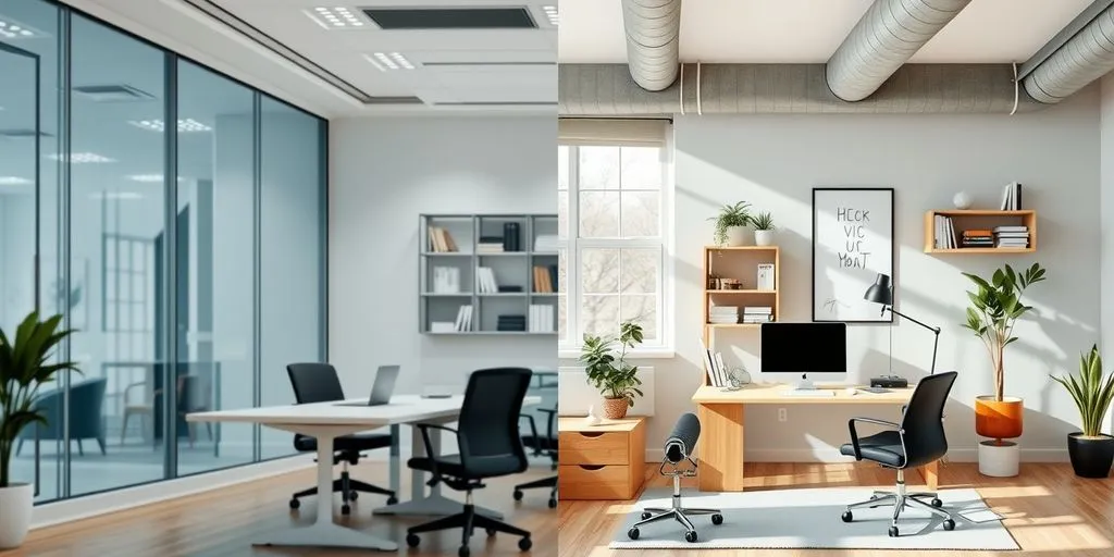 Office and home office comparison
