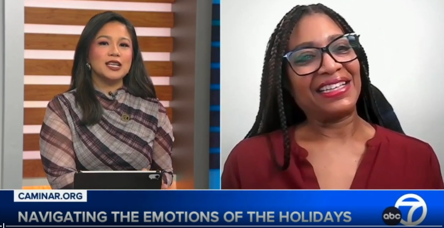 Check out Caminar's Martiza Henry, MA, LMFT, on ABC 7 News