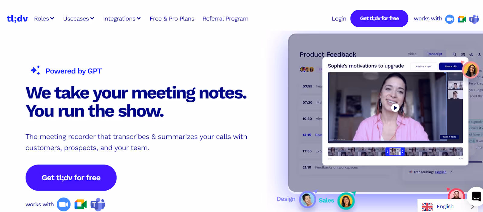 meeting recorder to enhance meeting productivity across various teams