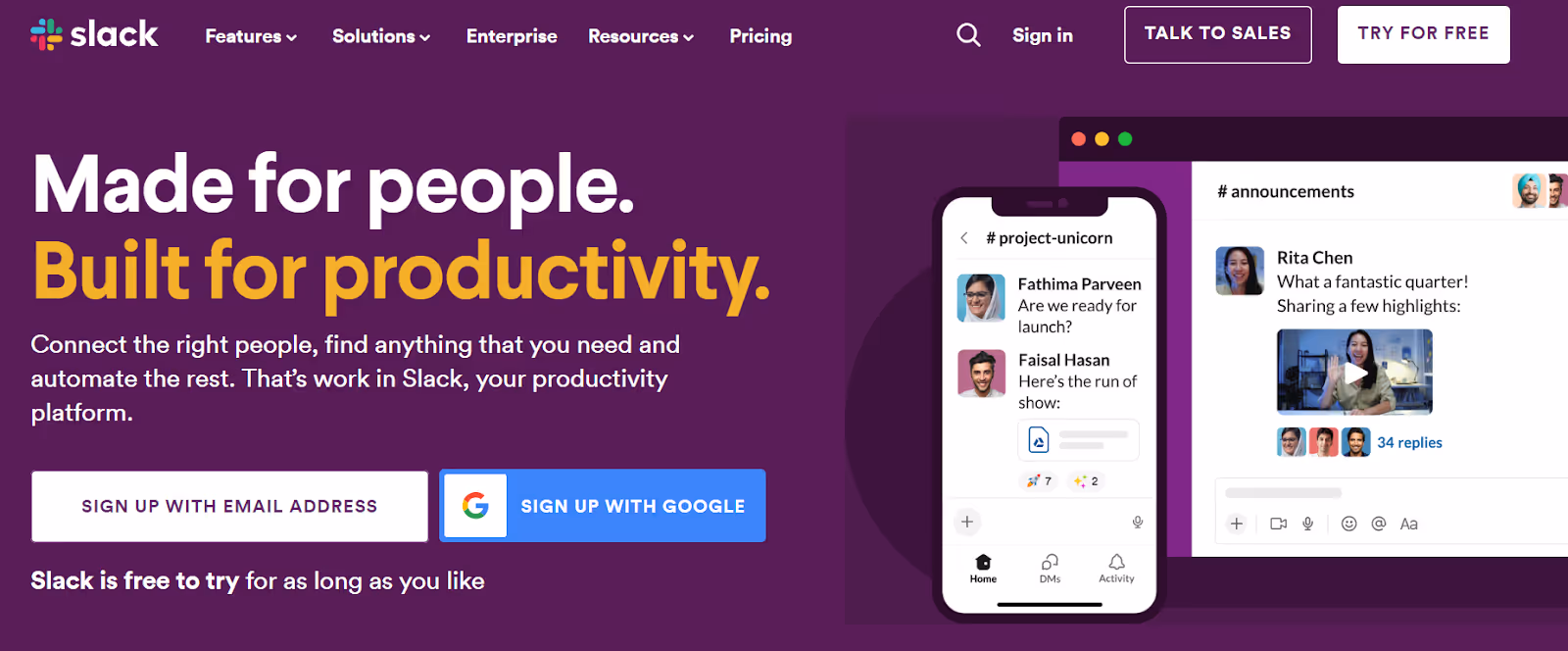Slack serves as a central meeting recorder and communication hub for teams prioritizing unified tools.