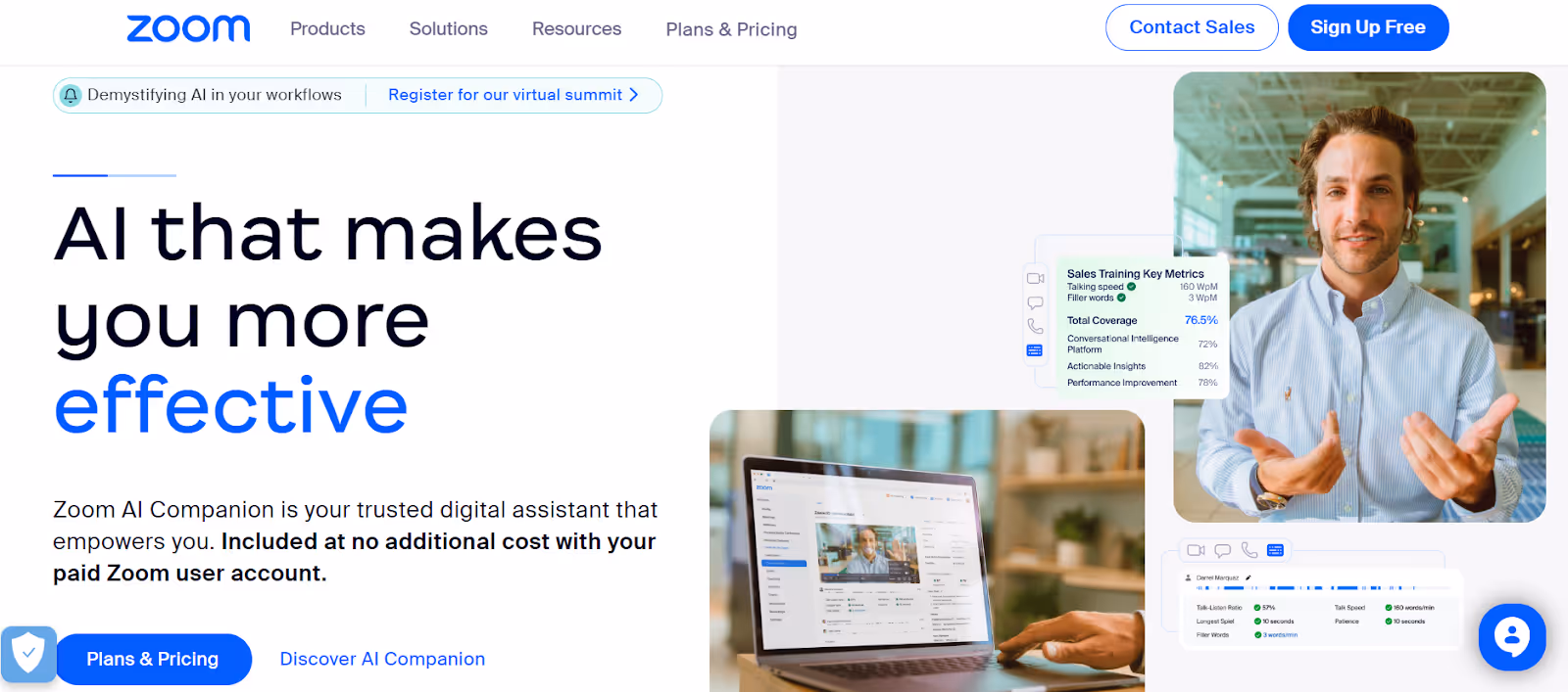 Zoom, a well-established meeting recorder, is packed with features that simplify virtual meetings.