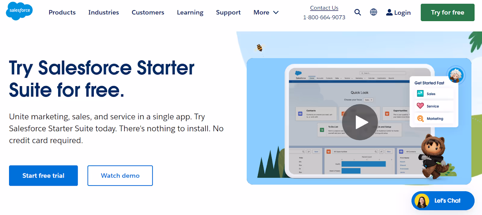  Salesforce is a robust sales management tool for contact management, sales analytics, and custom reporting.