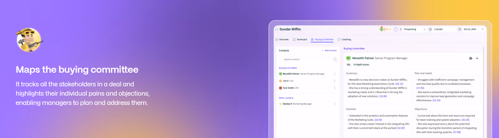 Agentforce B2C focused agents vs Oliv's B2B focused agents