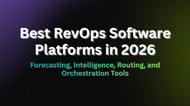 Top RevOps software tools 2026 thumbnail for forecasting, deal intelligence, lead routing, and orchestration