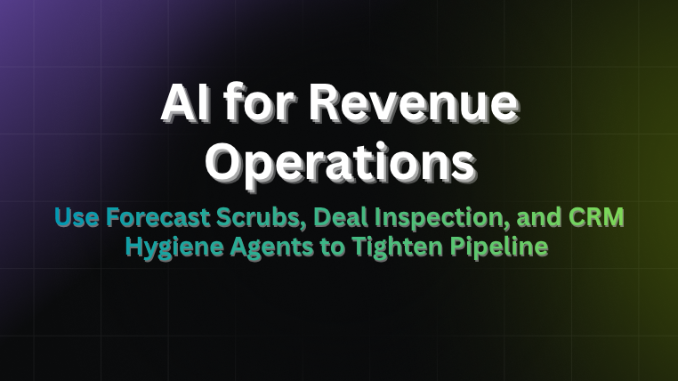 AI for revenue operations thumbnail on tightening sales pipeline without adding headcount