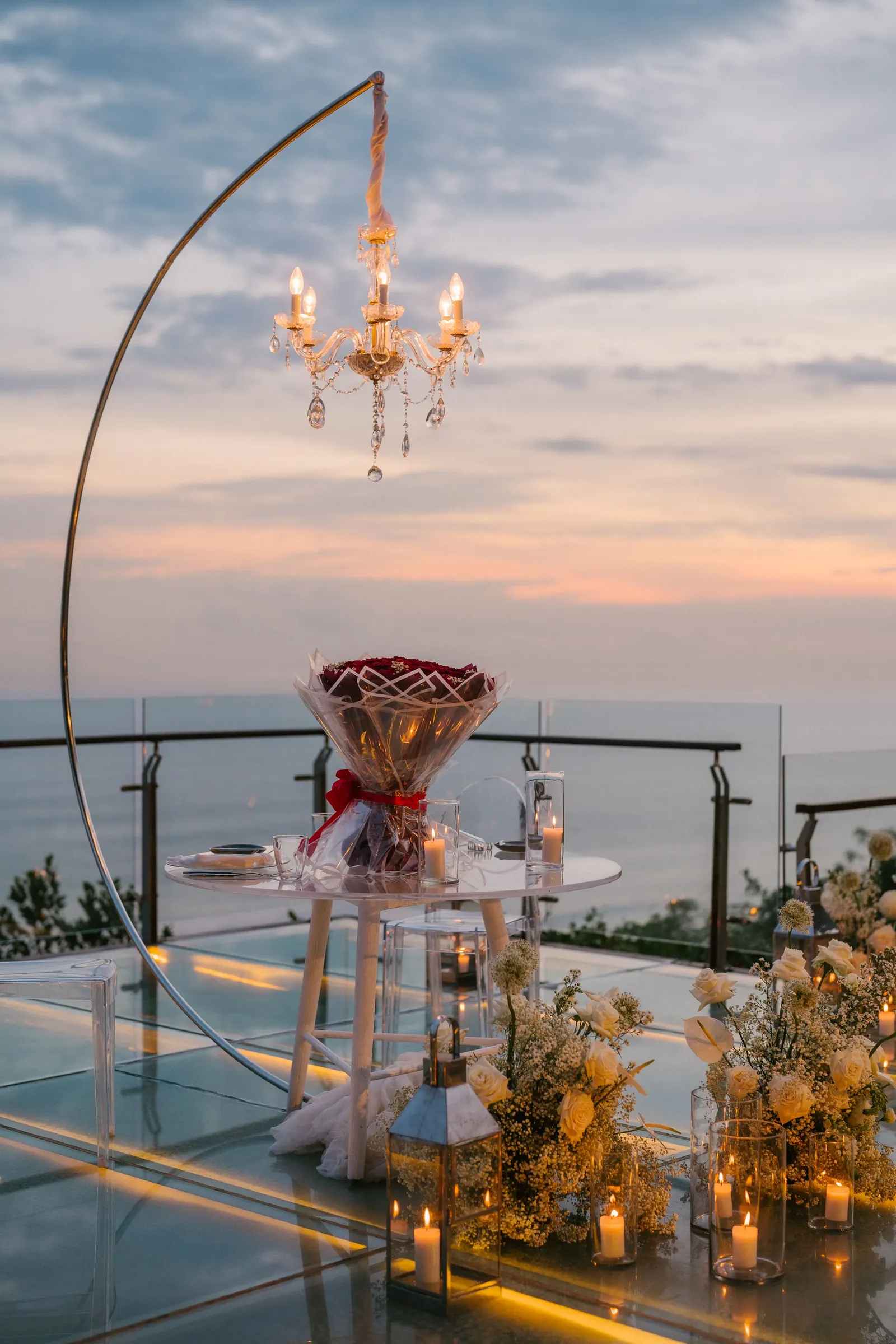 cliff venue for marriage proposal in Bali