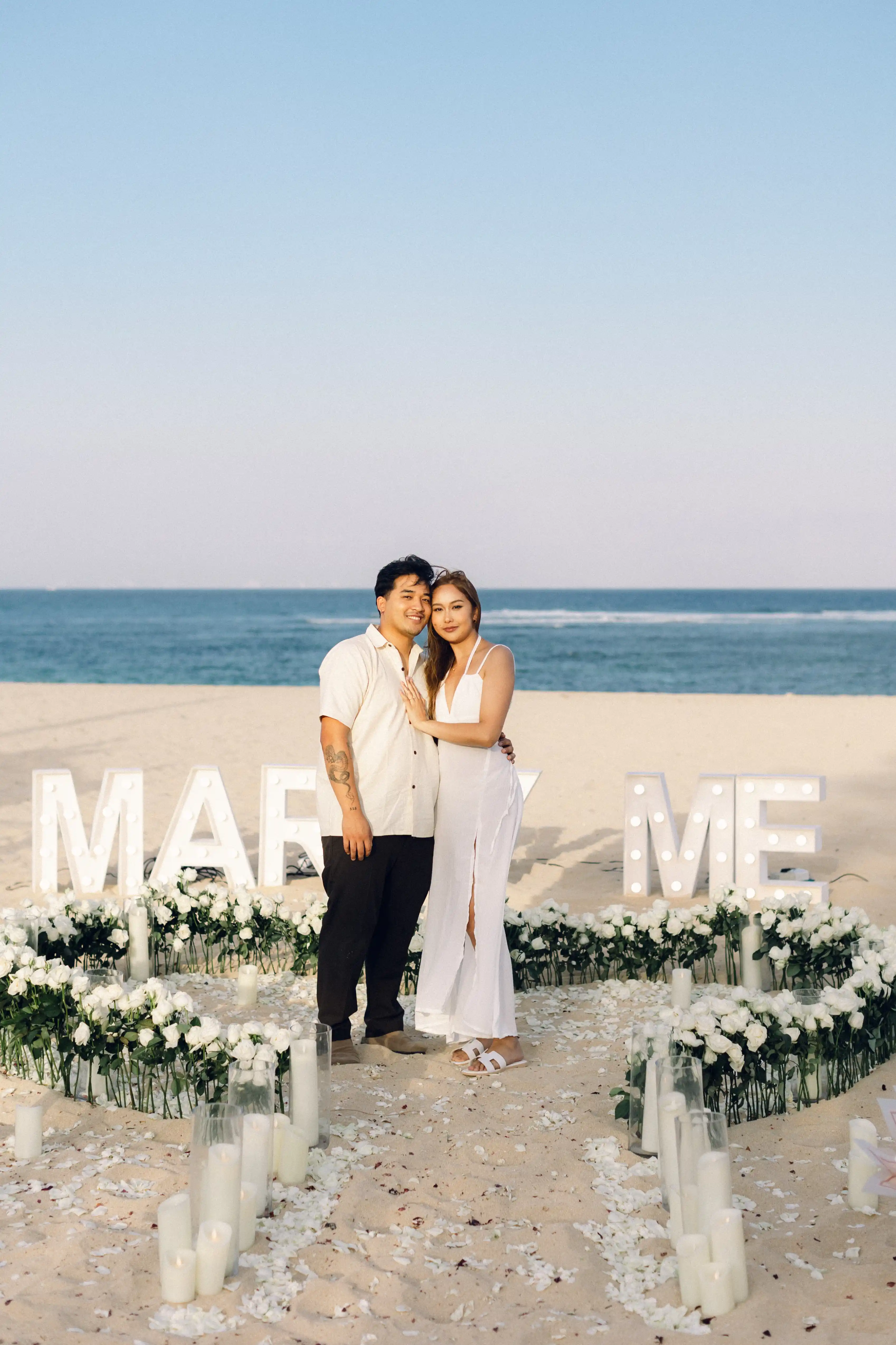 Couple photoshoot after Bali proposal