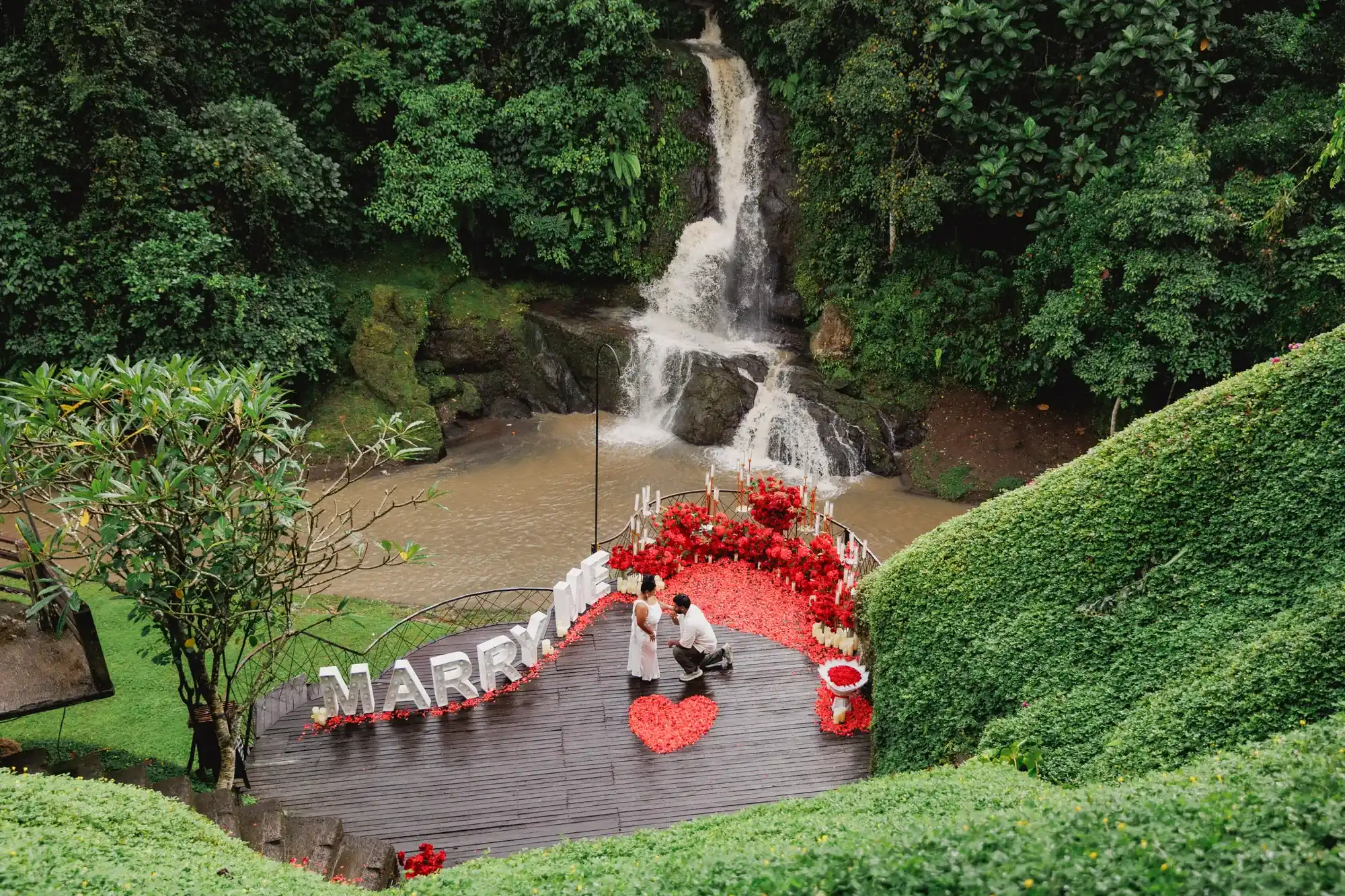 Waterfall Proposal in Bali | Tariq & Stacy